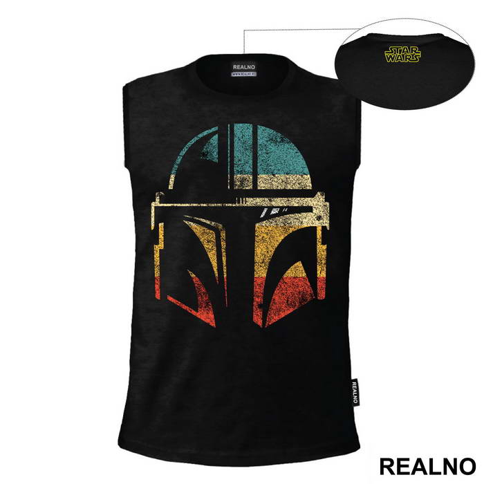 Retro Helmet - Mandalorian - Star Wars