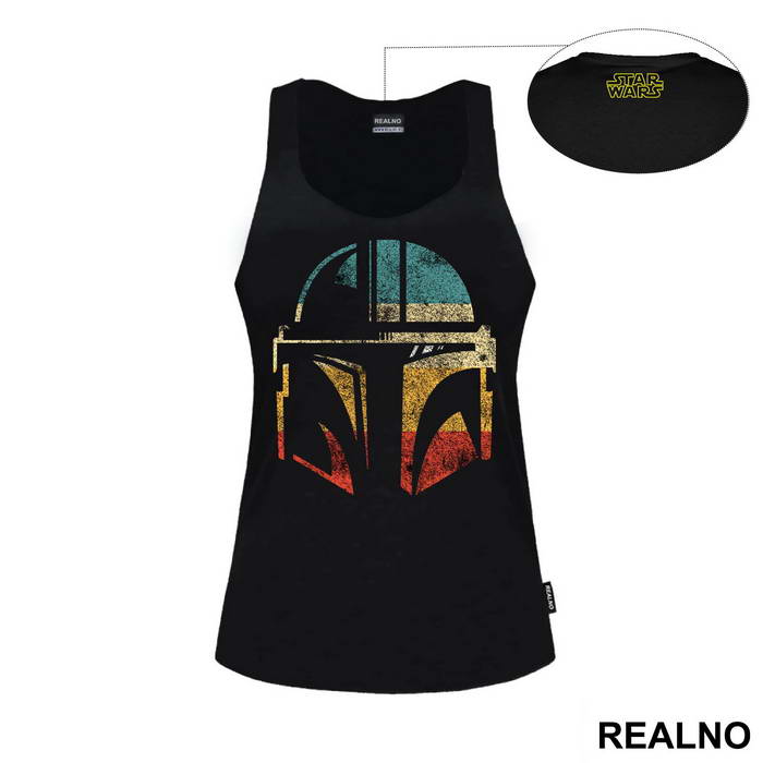 Retro Helmet - Mandalorian - Star Wars