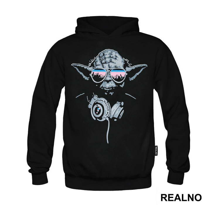 Yoda With Headphones And Sunglasses - Star Wars