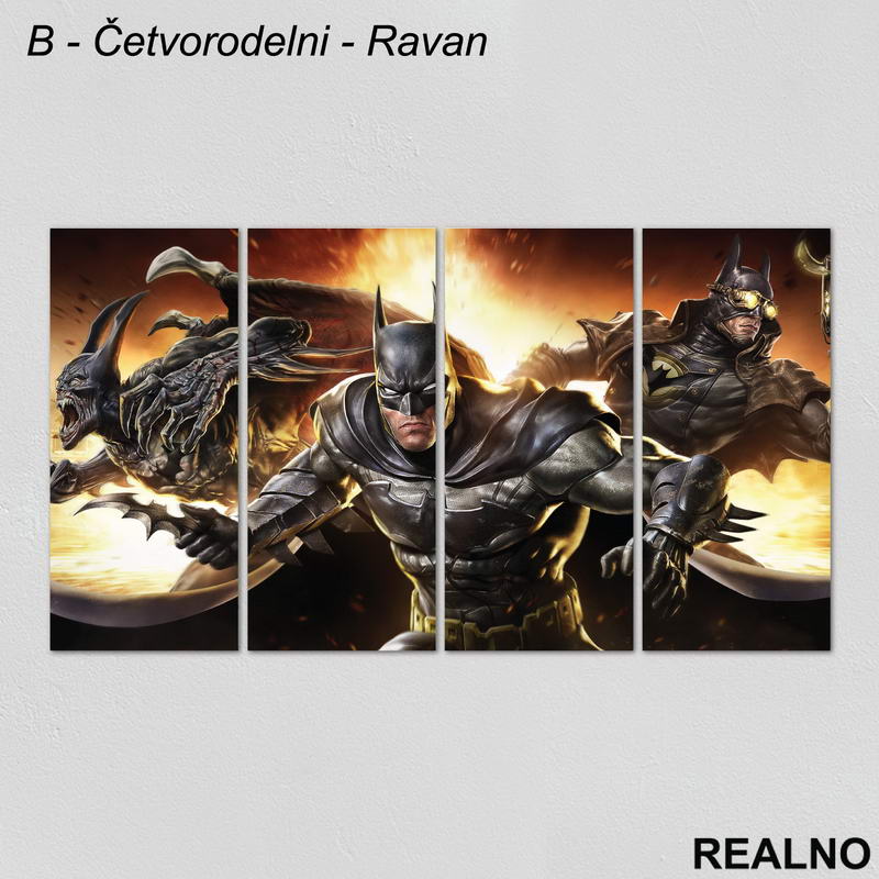 Batman In Action - Slika na platnu - Kanvas