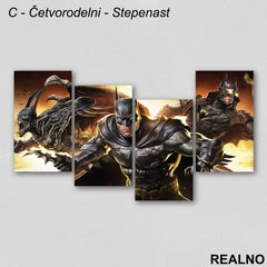 Batman In Action - Slika na platnu - Kanvas