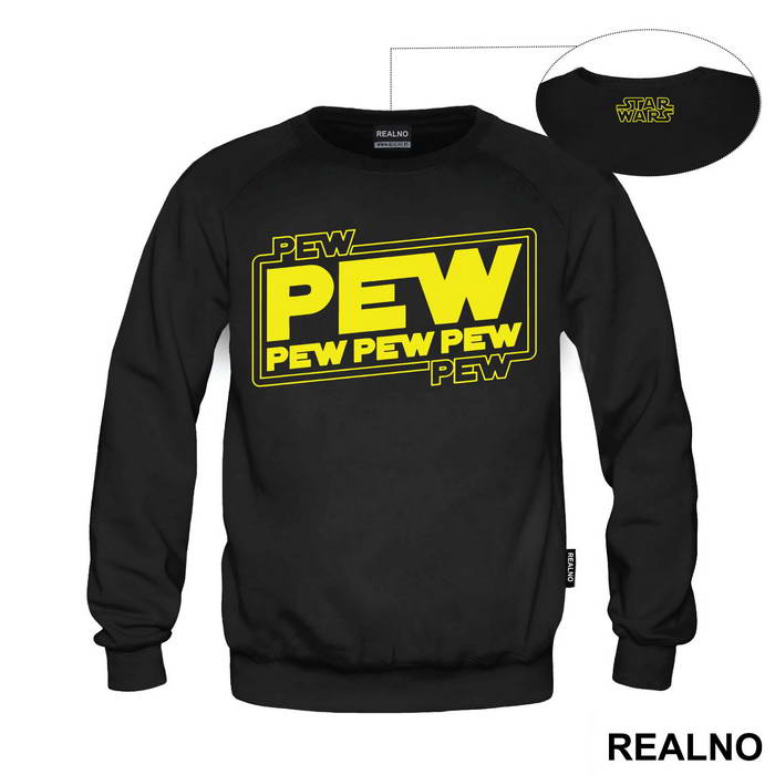 Pew Pew Pew Pew Pew Outline - Star Wars