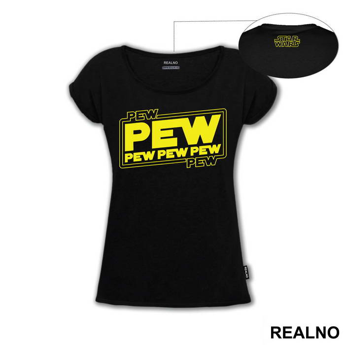 Pew Pew Pew Pew Pew Outline - Star Wars