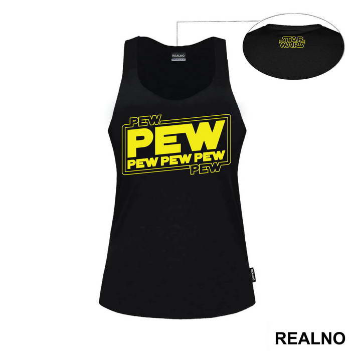 Pew Pew Pew Pew Pew Outline - Star Wars