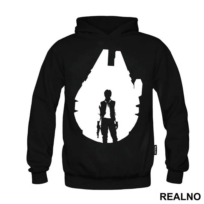 Millennium Falcon Han Solo Outline - Star Wars