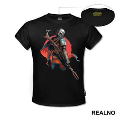 The Bounty Hunter With His Back Turned - Mandalorian - Star Wars