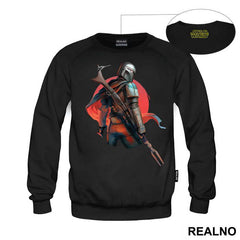 The Bounty Hunter With His Back Turned - Mandalorian - Star Wars