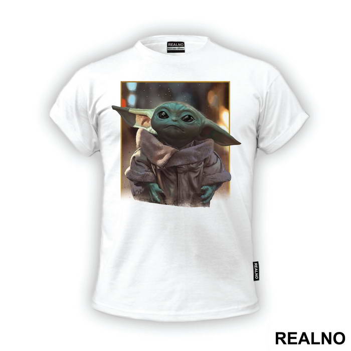 Cute Yoda Looking Up - Mandalorian - Star Wars