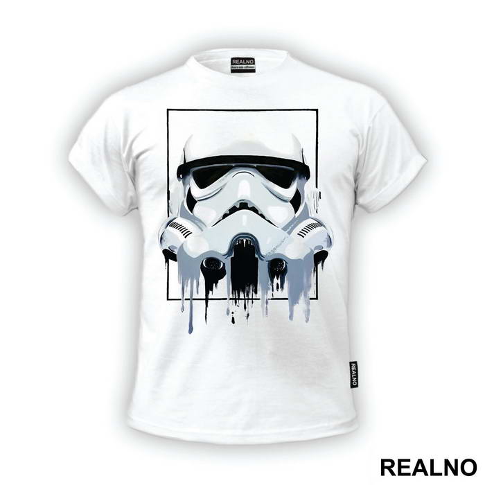 Helmet Dripping Paint - Stormtrooper - Star Wars