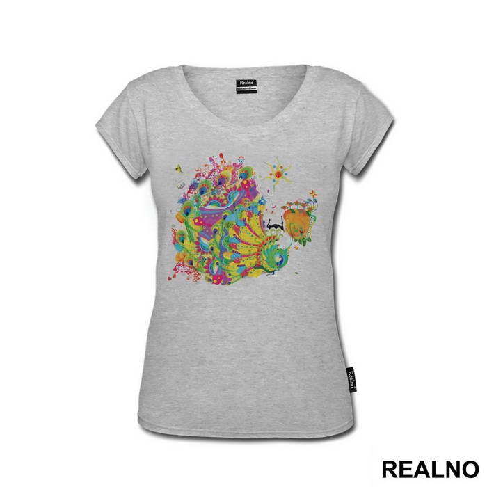 Vivacious Peacock Dance - Art - Majica