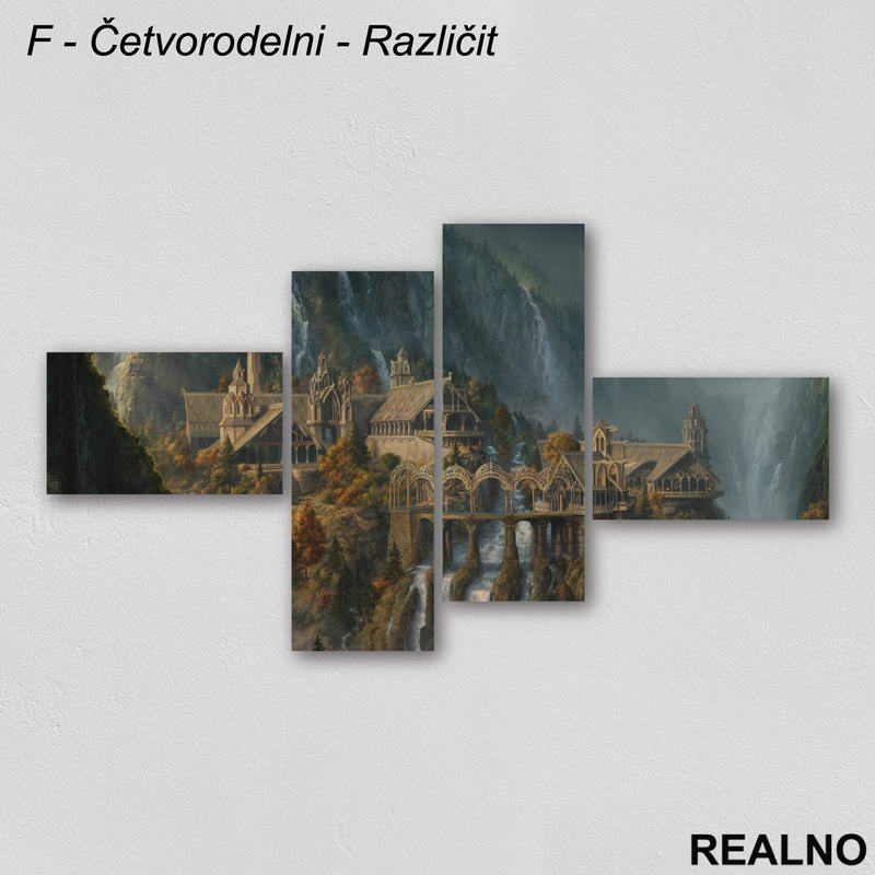 Rivendell - Lord Of The Rings - Slika na platnu - Kanvas