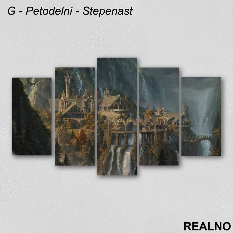 Rivendell - Lord Of The Rings - Slika na platnu - Kanvas
