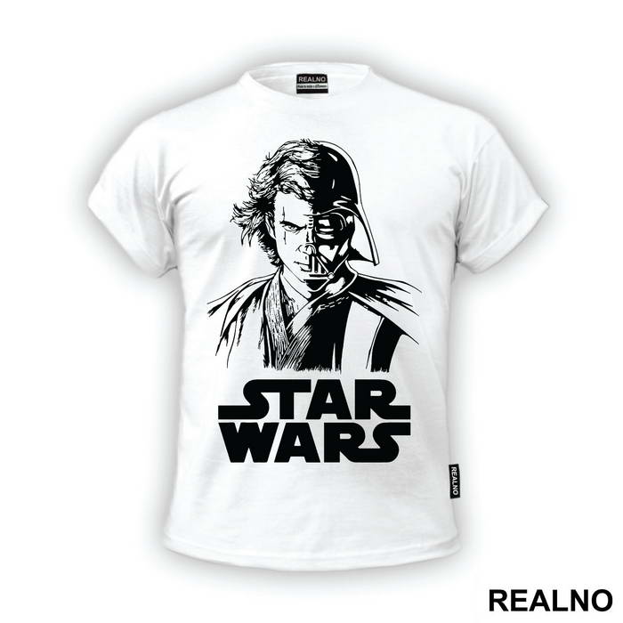 Half Anakin Skywalker Half Darth Vader - Star Wars