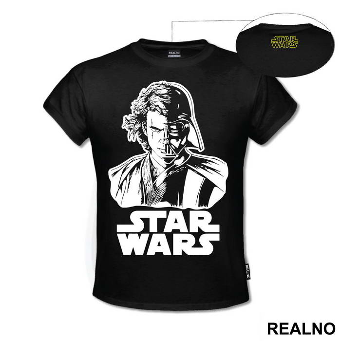 Half Anakin Skywalker Half Darth Vader - Star Wars