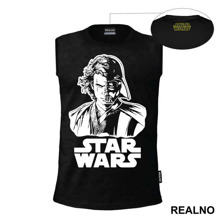 Half Anakin Skywalker Half Darth Vader - Star Wars
