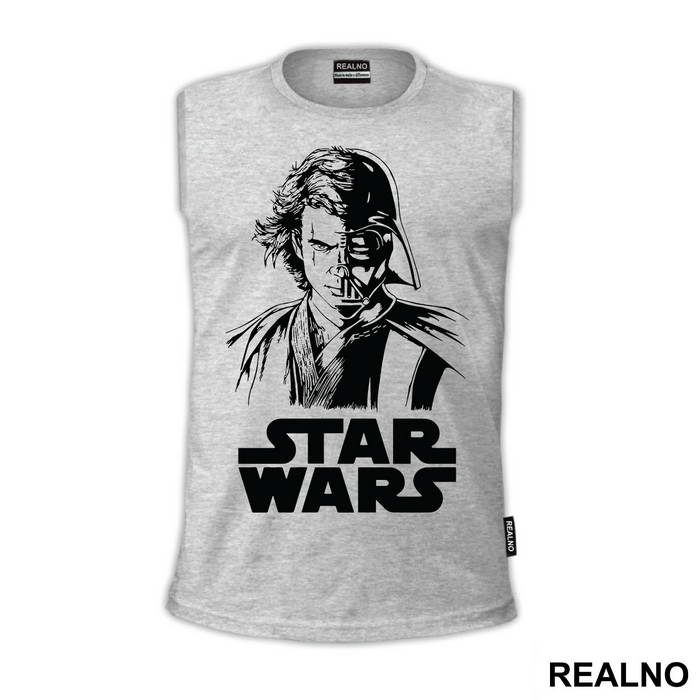 Half Anakin Skywalker Half Darth Vader - Star Wars