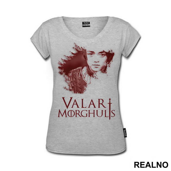 Arya - Valar Morghulis - House Stark - Game Of Thrones - GOT - Majica