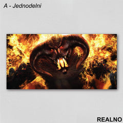 Lord Of The Rings - Balrog - Slika na platnu - Kanvas