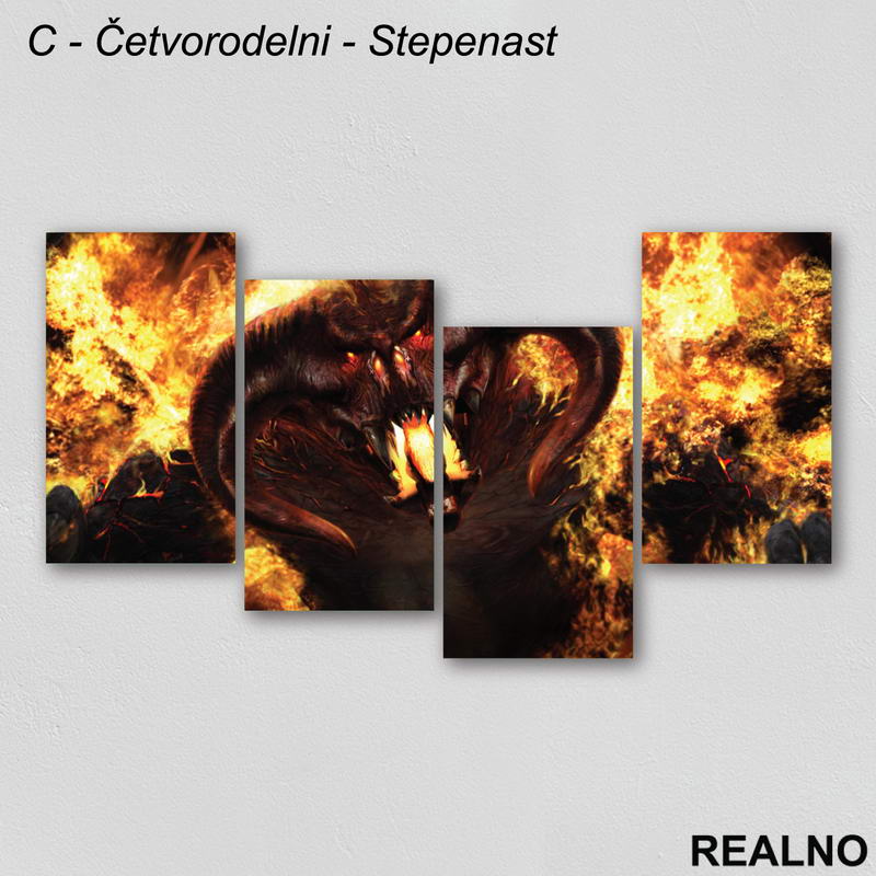 Lord Of The Rings - Balrog - Slika na platnu - Kanvas
