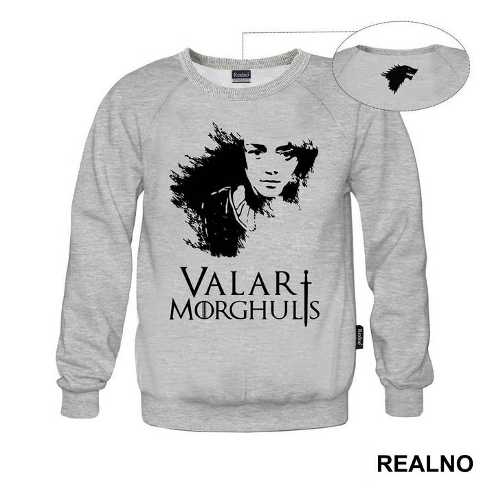 Arya - Valar Morghulis - House Stark - Game Of Thrones - GOT - Majica