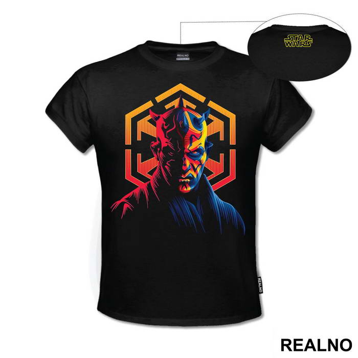 Darth Maul Colorful Portrait - Star Wars