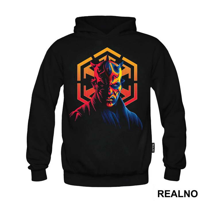 Darth Maul Colorful Portrait - Star Wars