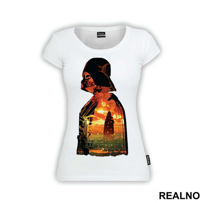 Darth Vader Double Exposure Sunset - Star Wars