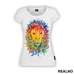 Colorful Lion Splash - Art - Majica