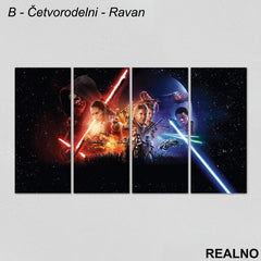 Star Wars - Caracters - Slika na platnu - Kanvas