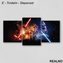Star Wars - Caracters - Slika na platnu - Kanvas