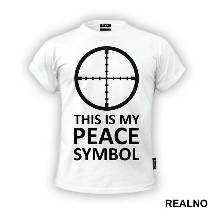 This Is My Peace Symbol - Humor