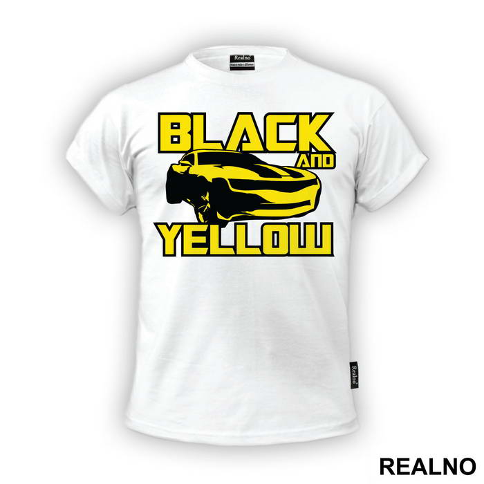 Black And Yellow - Transformers - Majica