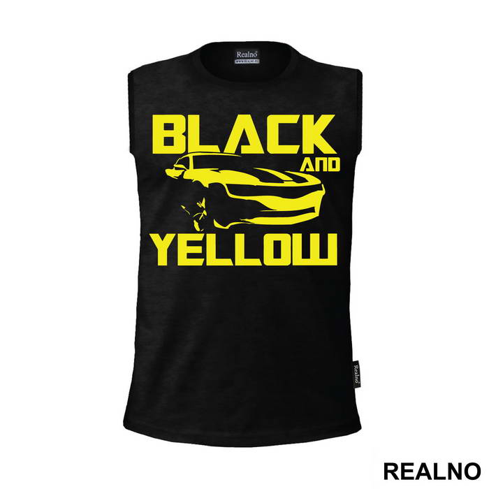 Black And Yellow - Transformers - Majica