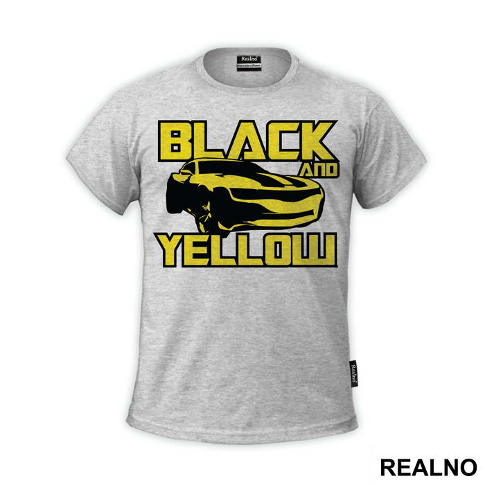 Black And Yellow - Transformers - Majica