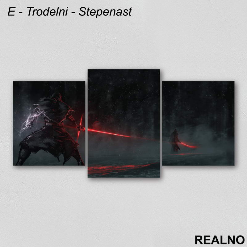 Kylo Ren And Lightsaber - Darth Vader - Dark - Star Wars - Slika na platnu - Kanvas