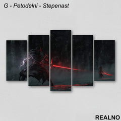 Kylo Ren And Lightsaber - Darth Vader - Dark - Star Wars - Slika na platnu - Kanvas