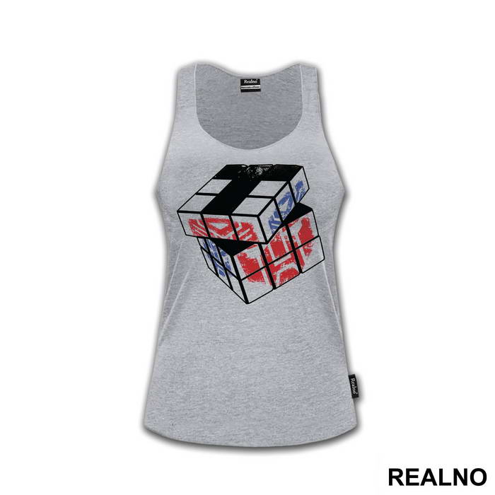 Autobot And Decepticon Rubic's Cube - Transformers - Majica