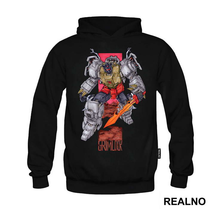 Grimlord Pencil Drawing - Transformers