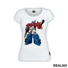 Prime Standing With A Gun - Transformers