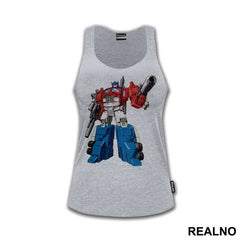 Prime Standing With A Gun - Transformers