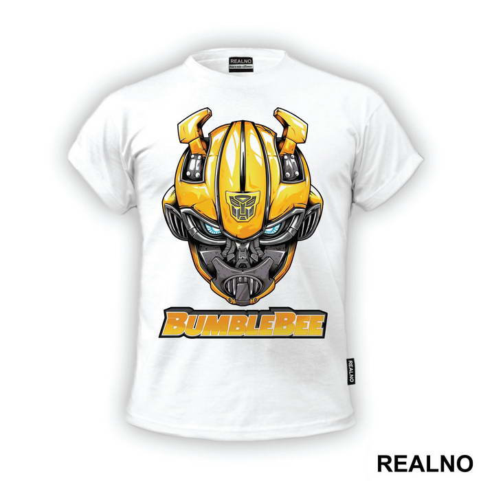 Bumblebee Head Illustration - Transformers