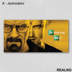 Walter White And Jesse - Team - Breaking Bad - Slika na platnu - Kanvas