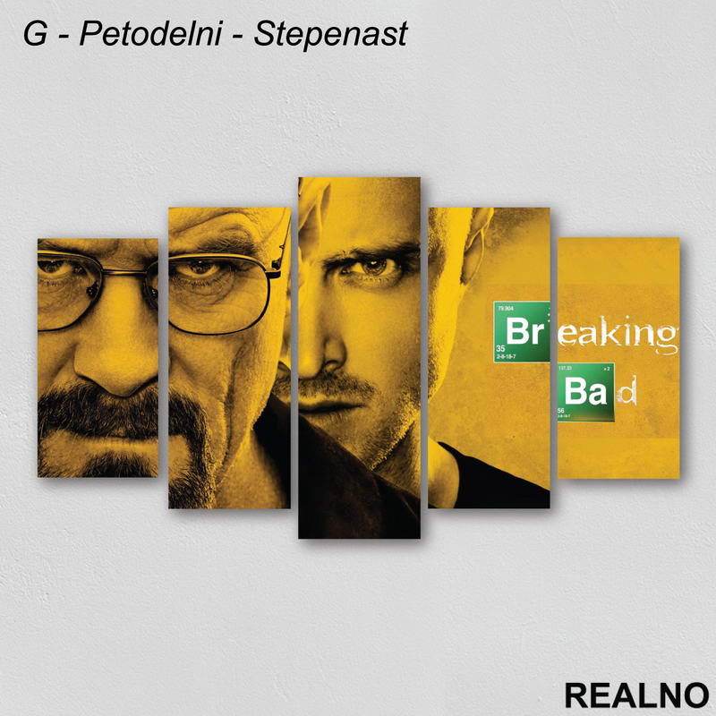 Walter White And Jesse - Team - Breaking Bad - Slika na platnu - Kanvas