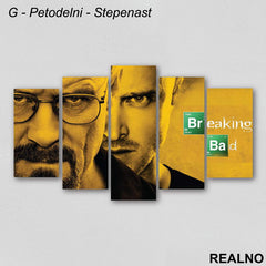 Walter White And Jesse - Team - Breaking Bad - Slika na platnu - Kanvas