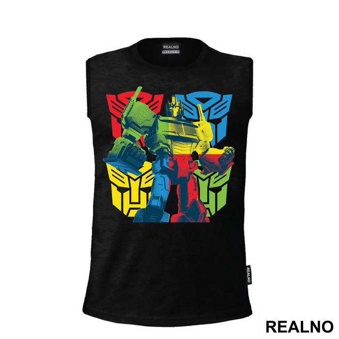 Retro Art Optimus Prime - Transformers
