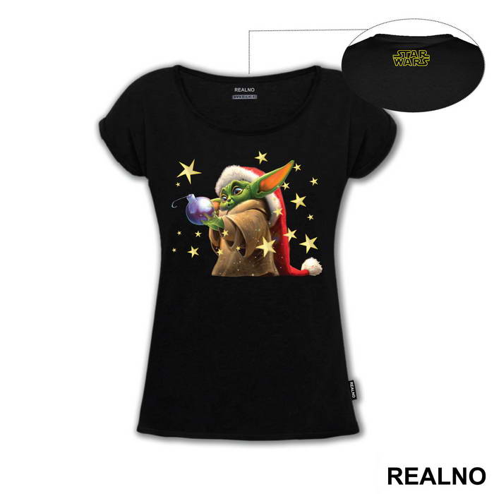 Baby Yoda Holding An Ornament - Yoda - Mandalorian - Star Wars