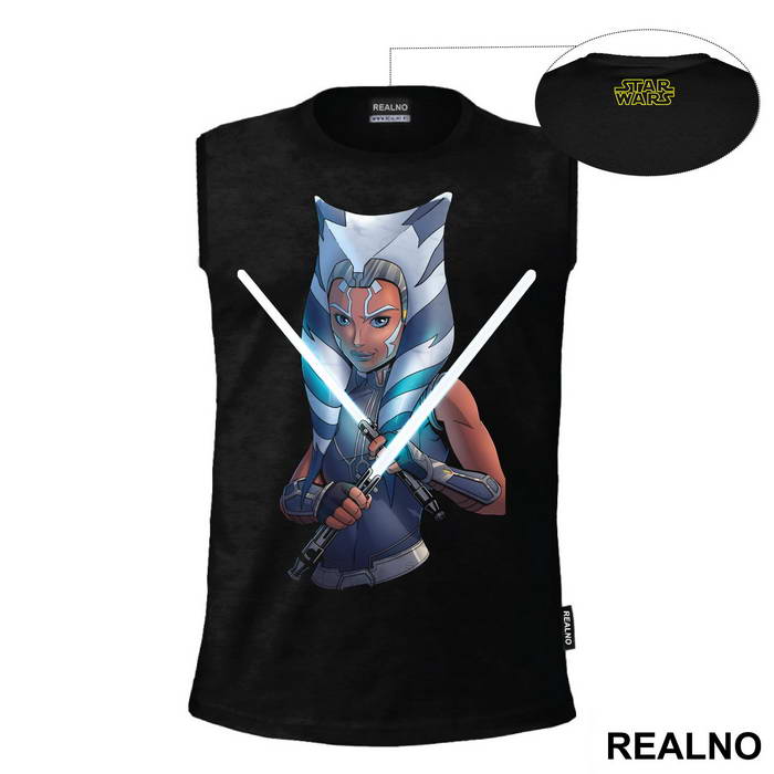 Ahsoka Tano Holding Two Lightsabers - Mandalorian - Star Wars
