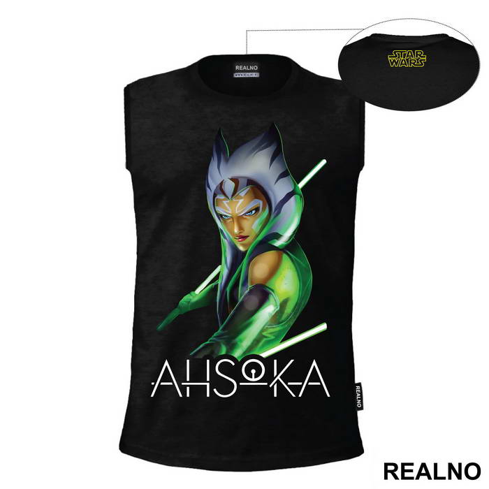 Ahsoka Tano With Green Lightsabers - Mandalorian - Star Wars