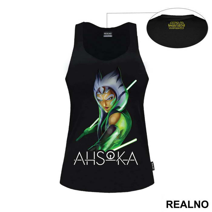 Ahsoka Tano With Green Lightsabers - Mandalorian - Star Wars