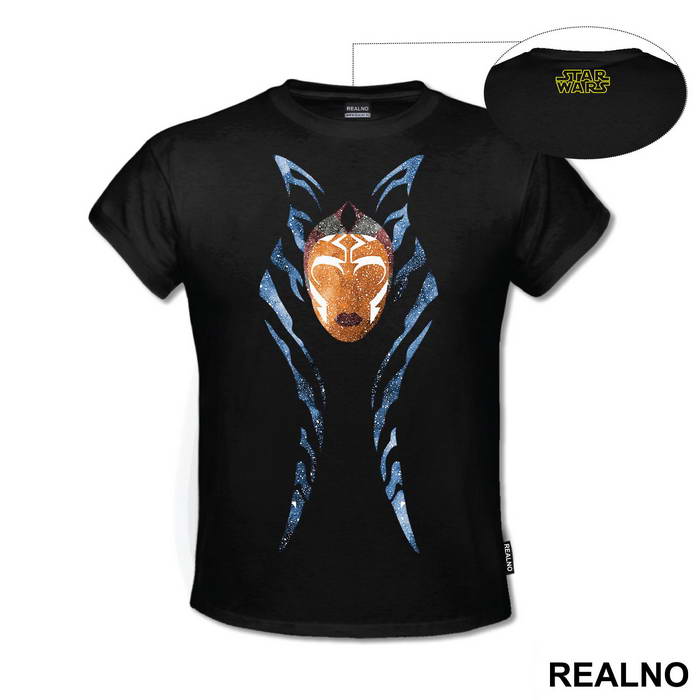 Ahsoka Tano Face Painting - Mandalorian - Star Wars
